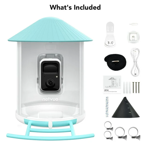 Bird Feeder with Camera, Netvue Birdfy Bird Feeders (lite) - Image 9