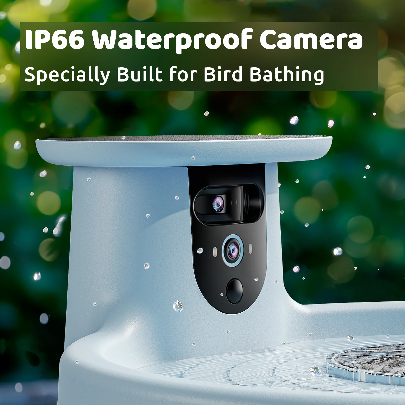 Birdfy Bird Bath with Camera, Lite+stand - Image 4