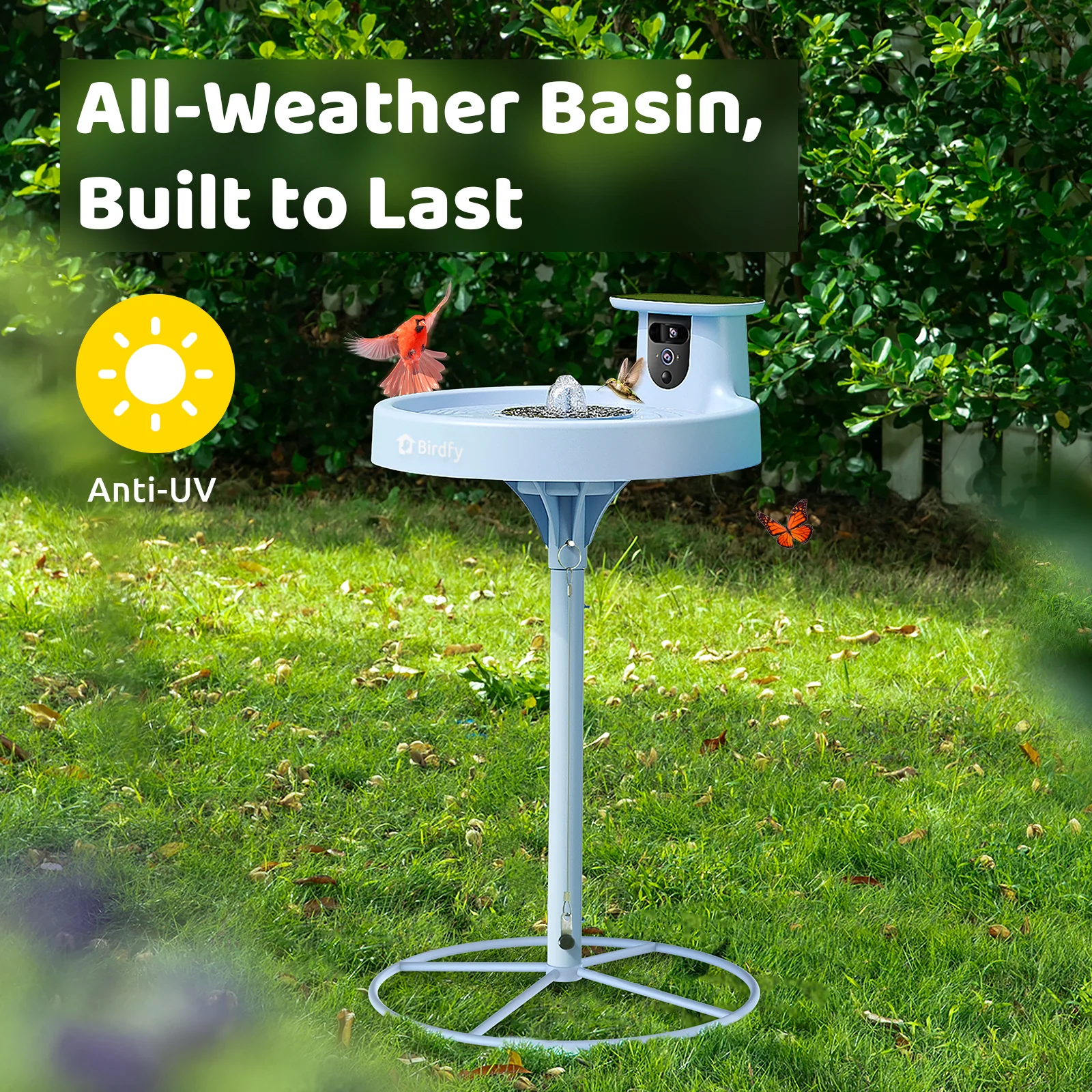 Birdfy Bird Bath with Camera, Lite+stand - Image 6