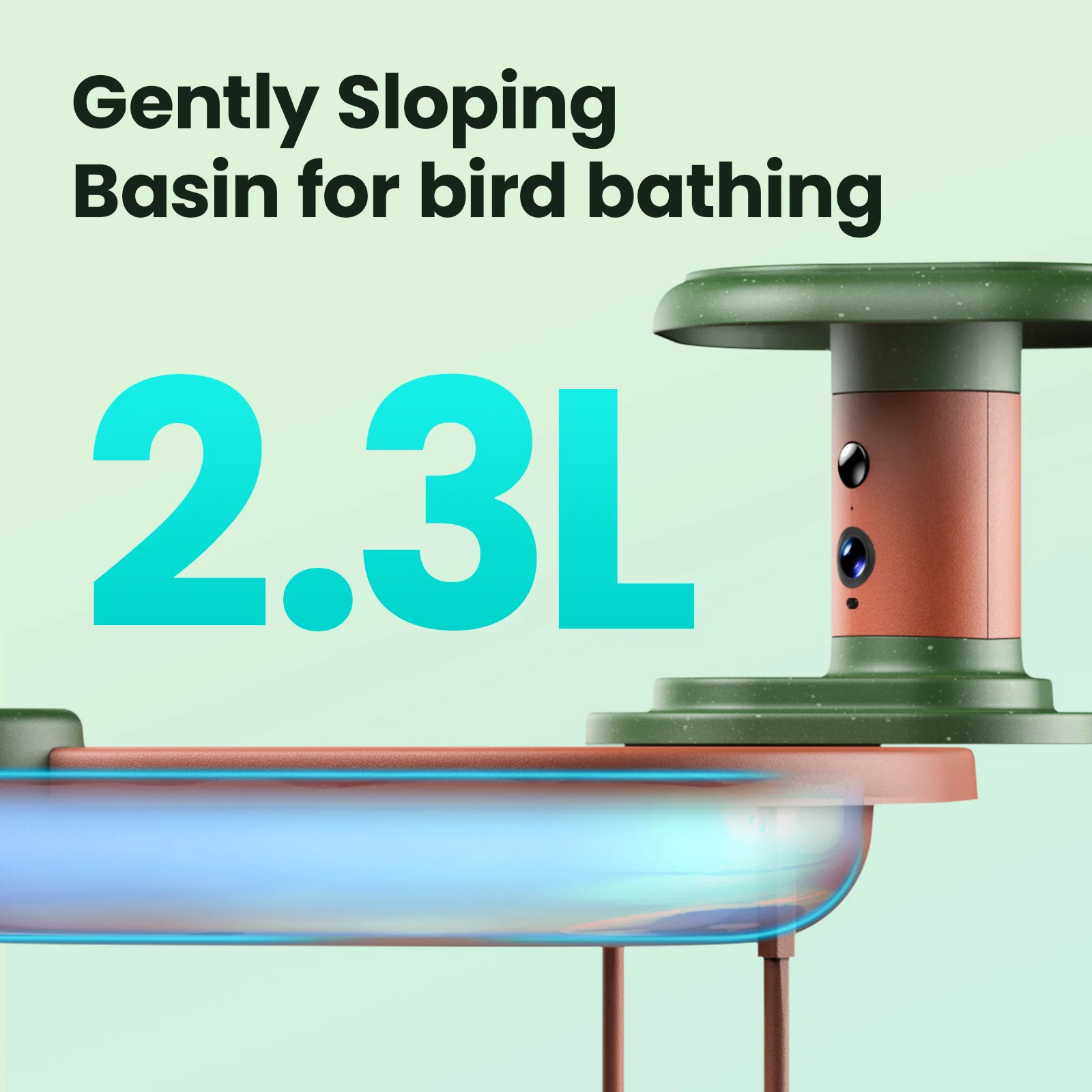 Birdfy Smart Bird Bath with Camera Solar Powered, AI Identify, Live View, jolly - Image 5