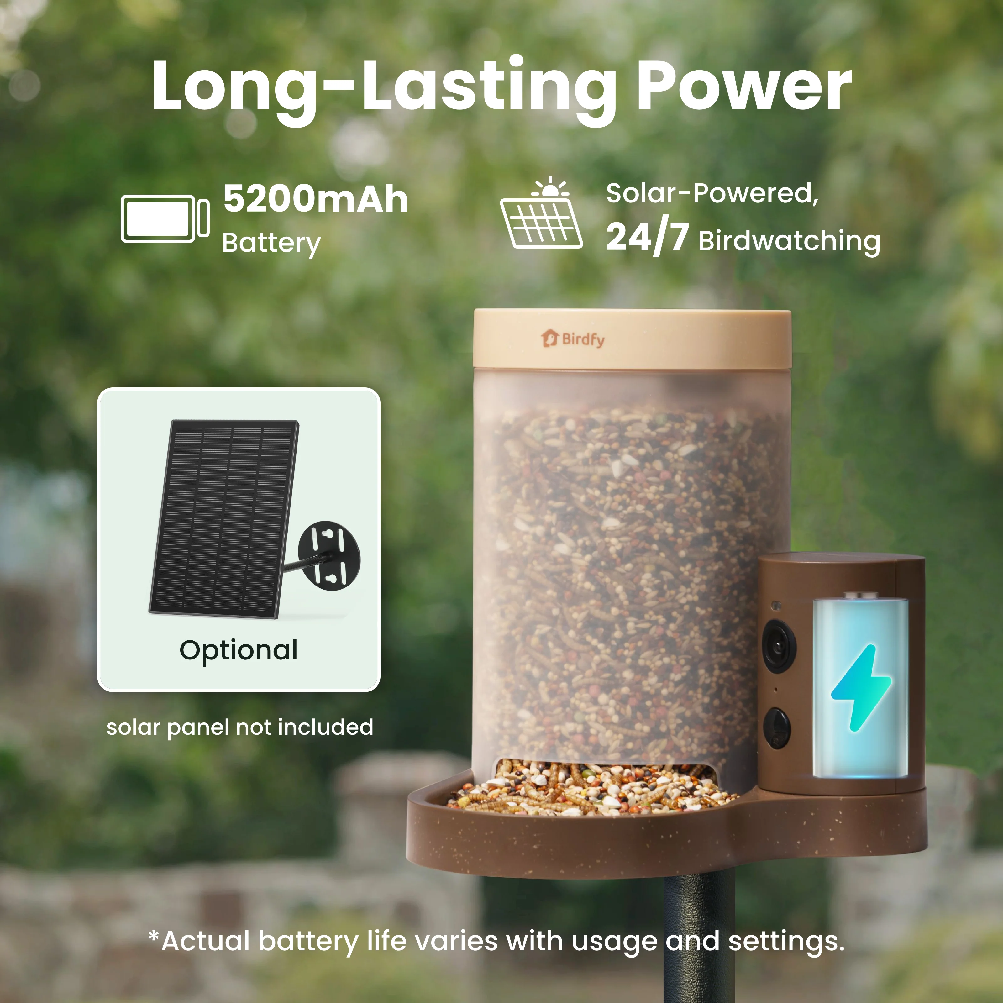 Birdfy Smart Bird Feeder with Camera, Rookie - Image 5