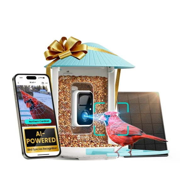 Netvue Birdfy Smart Bird Feeder with Free AI for Bird Watching