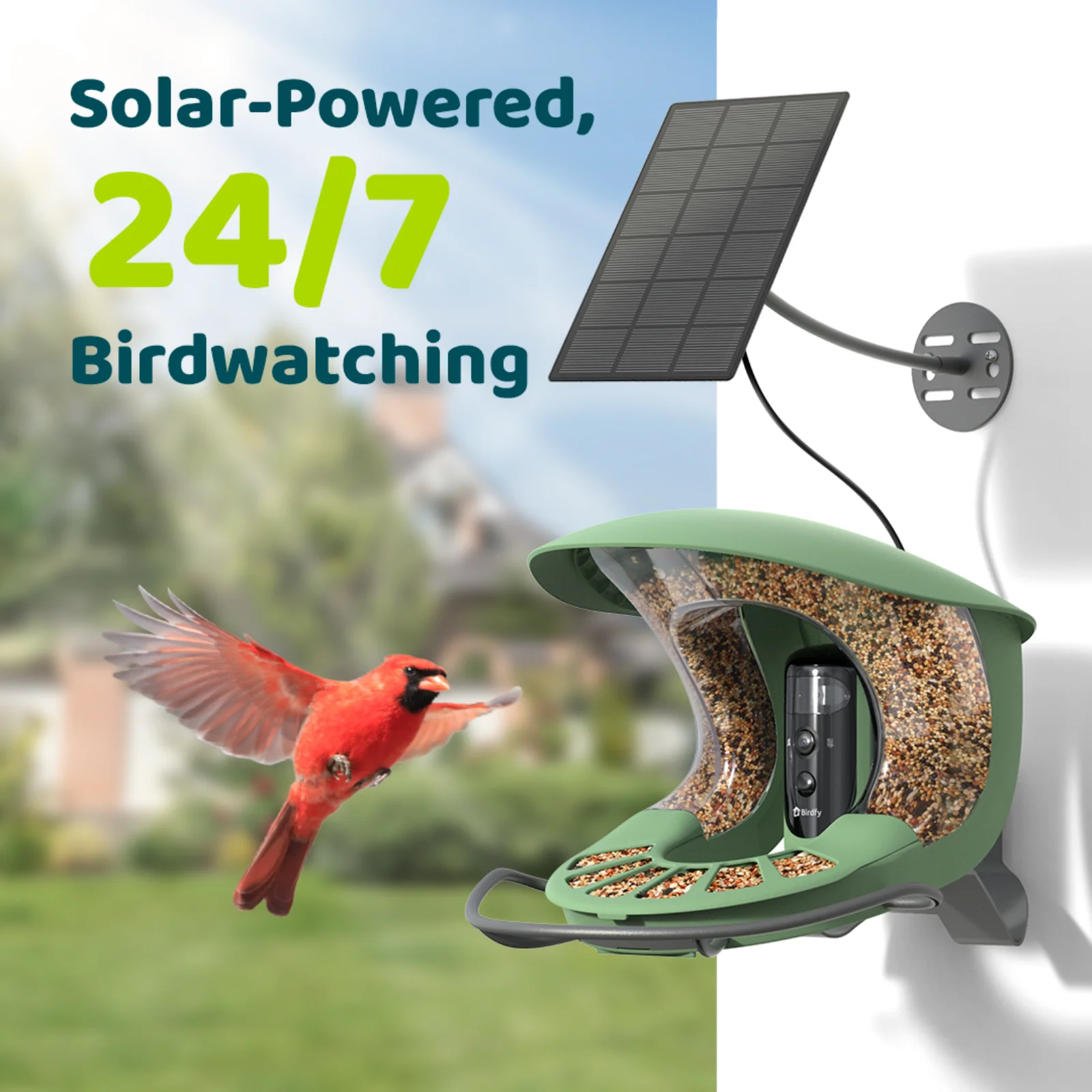 Smart Bird Feeder with Camera, Netvue Birdfy Bird Feeders Camera with AI Identify,Gift for Bird Lover,Birdfy 2 Pro - Image 6